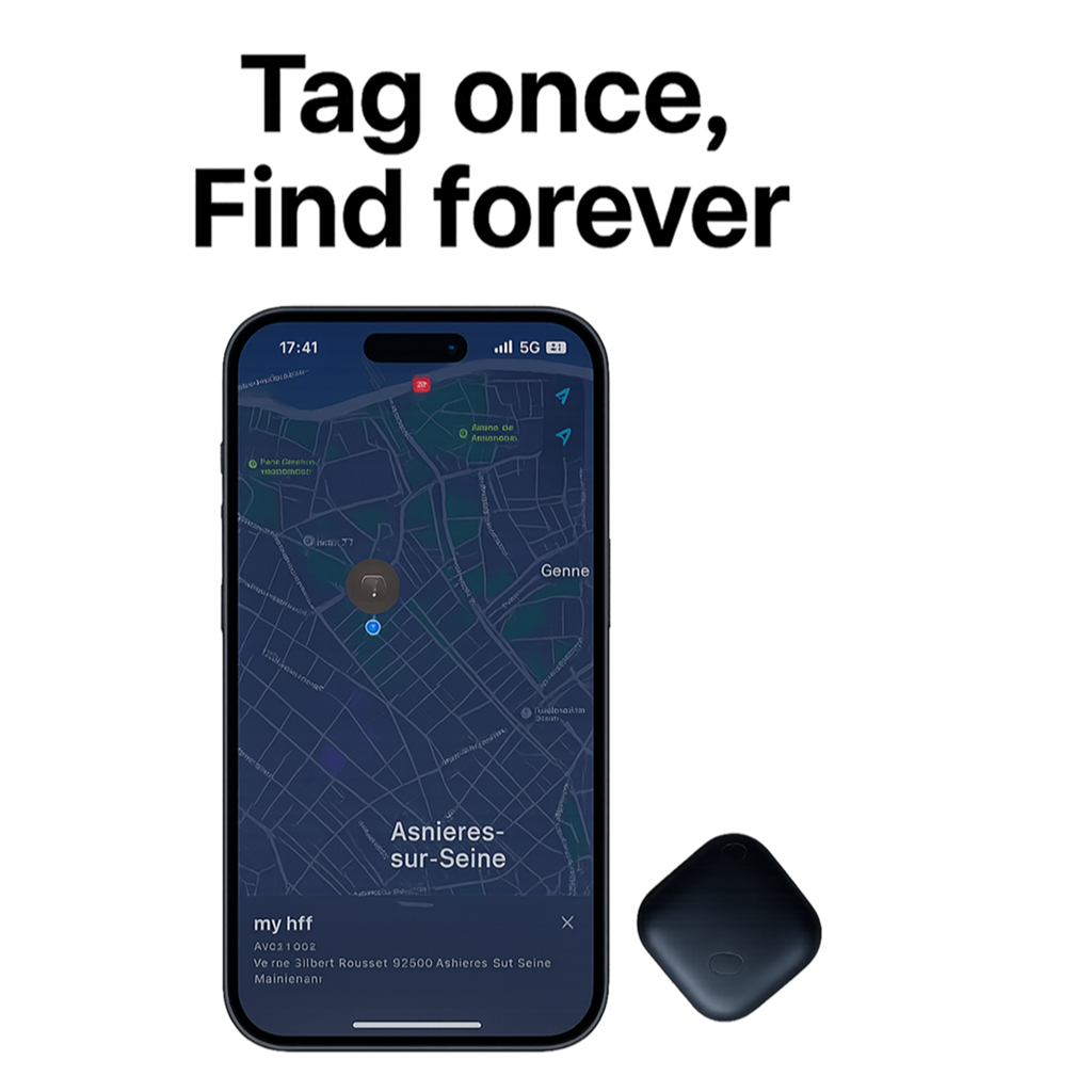 Mini Finder Tag , designed for dual-system compatibility