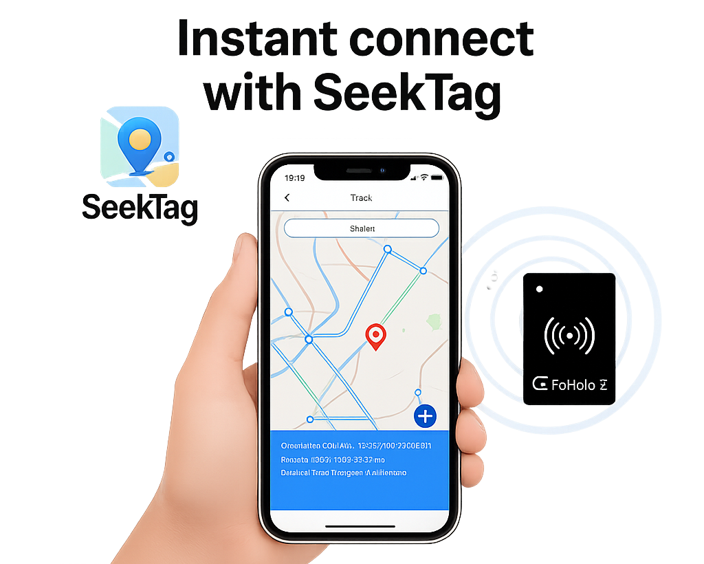Mini Finder Card  - Compatible with iOS 15.4+ and Android 8+