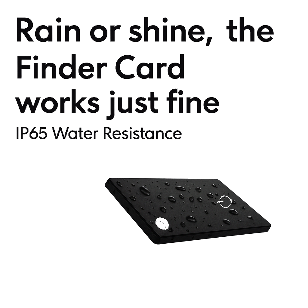 Mini Finder Card  - Compatible with iOS 15.4+ and Android 8+
