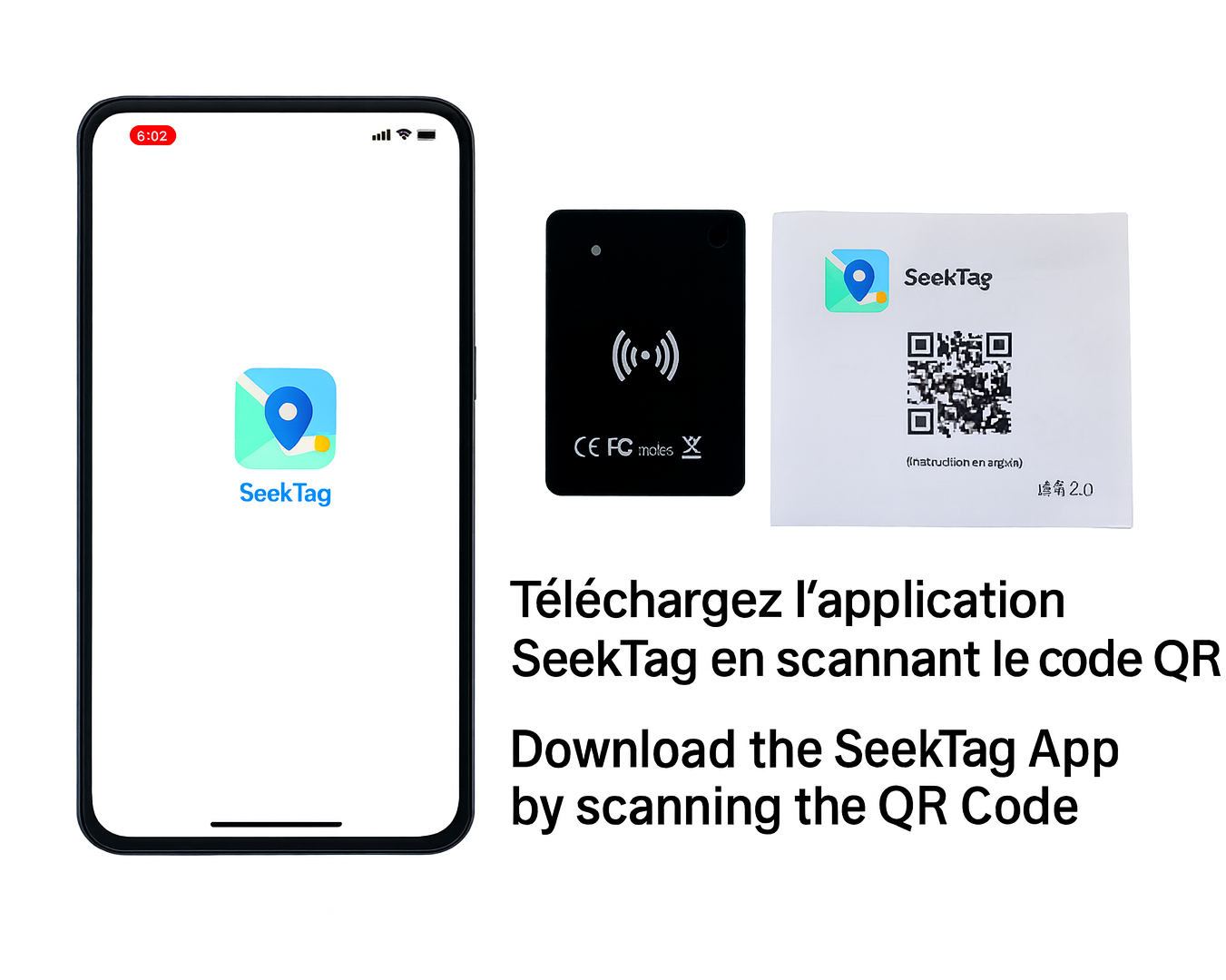 Mini carte de localisation - Compatible avec iOS 15.4+ et Android 8+